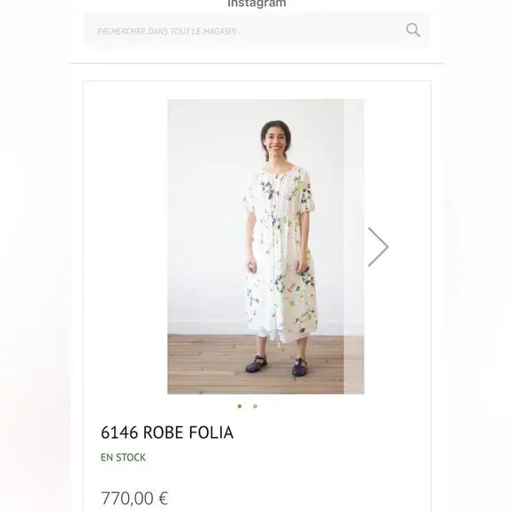 MANUELLE GUIBAL red Poplin pop over dress with drawstring waist S - Picture 10 of 10